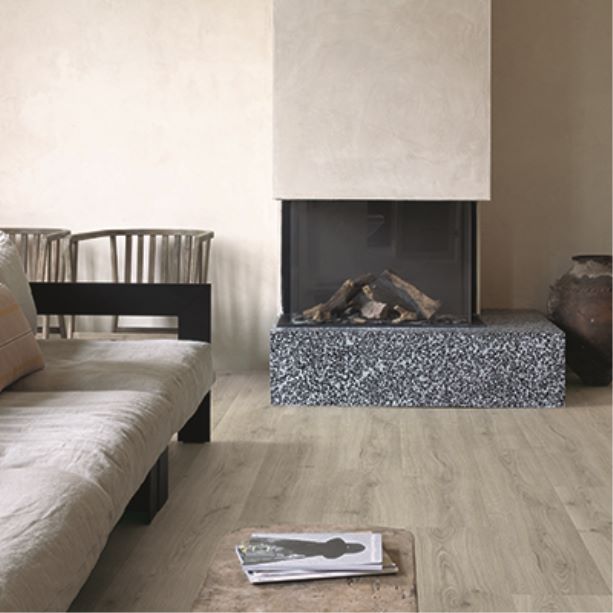 Quality laminate flooring in the living room